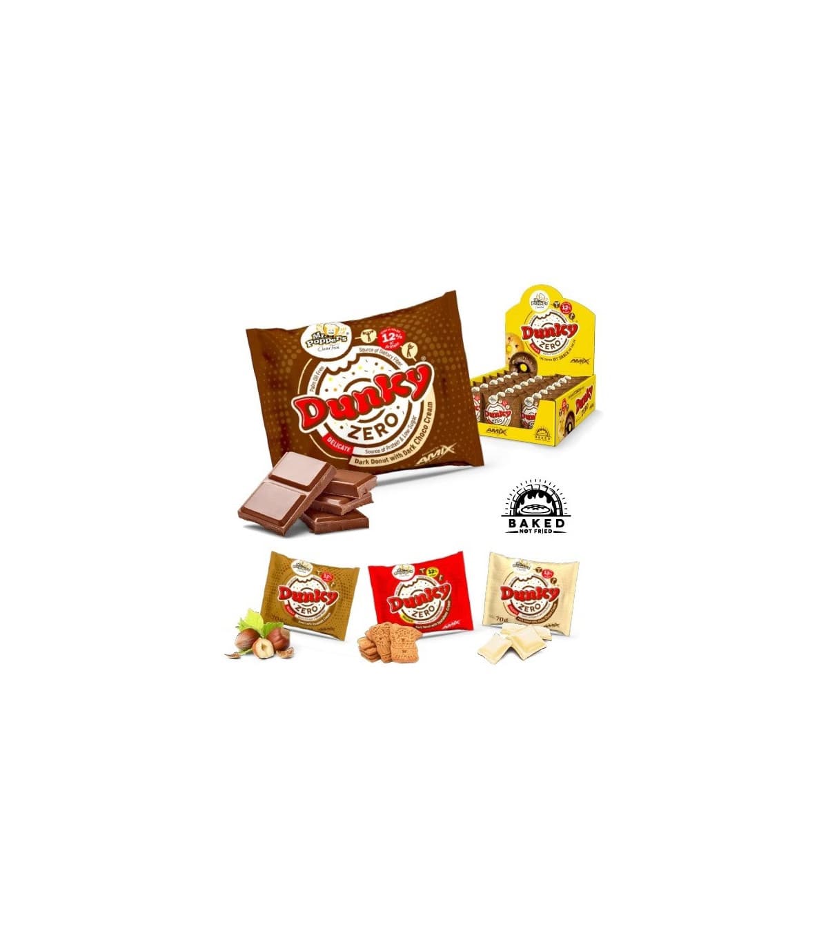 Amix Mr. Popper´s Dunky Zero de Amix — FSC TopNutrition — Foto 1